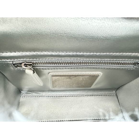 CHRISTIAN DIOR Mini Embellished Faux Fur Lady Dior Bag - Picture 7 of 15